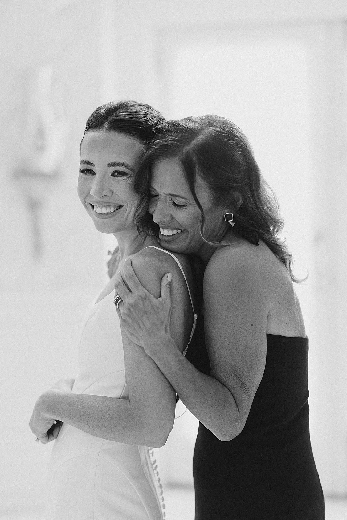 Bride and Mother Getting ready