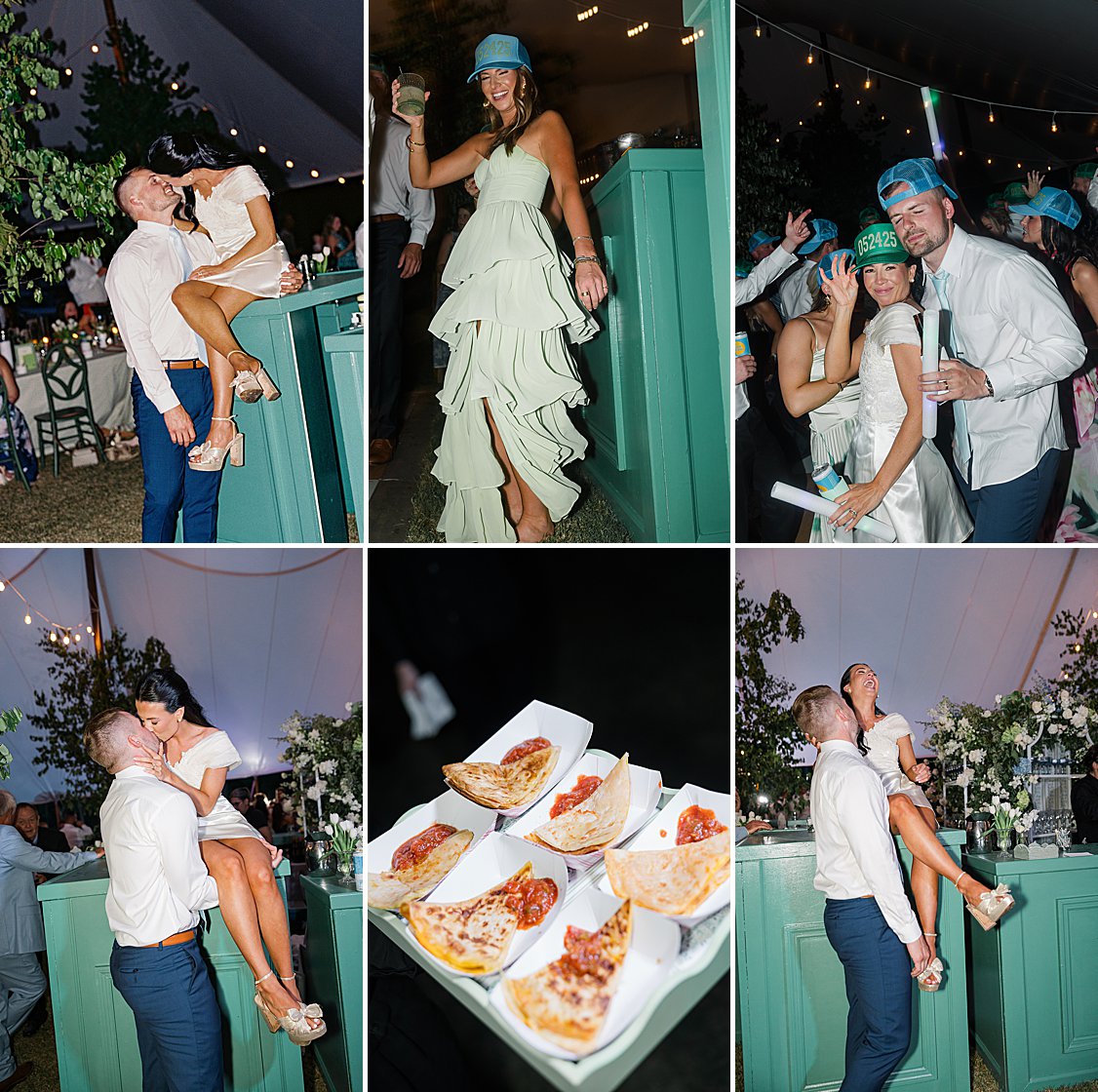 Bride and Groom Reception Bar photos