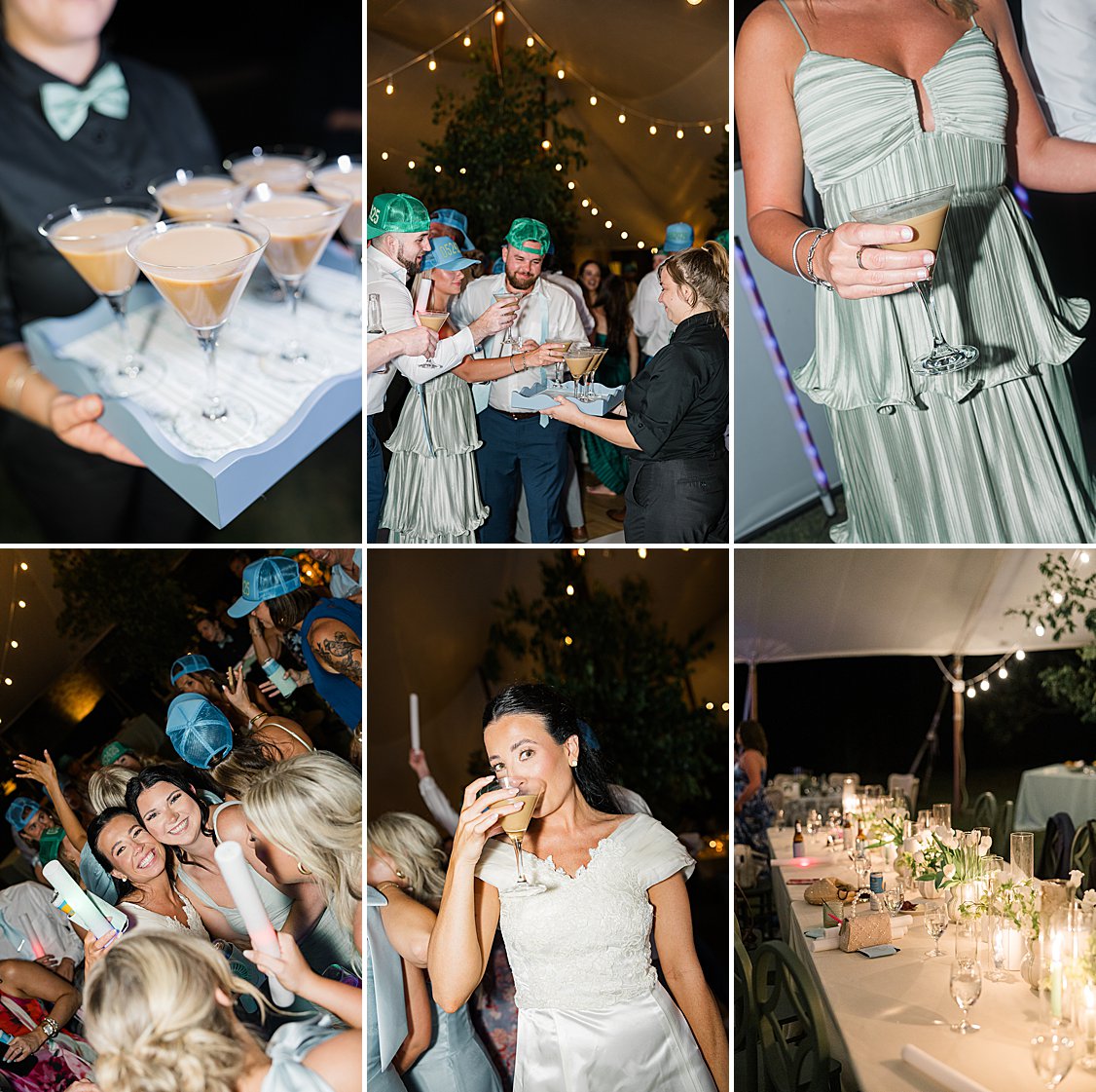 Reception vibes and Espresso Martini late night pass