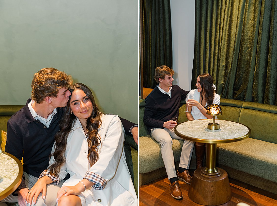 Hotel Bardo Savannah engagement session with moody, editorial styling