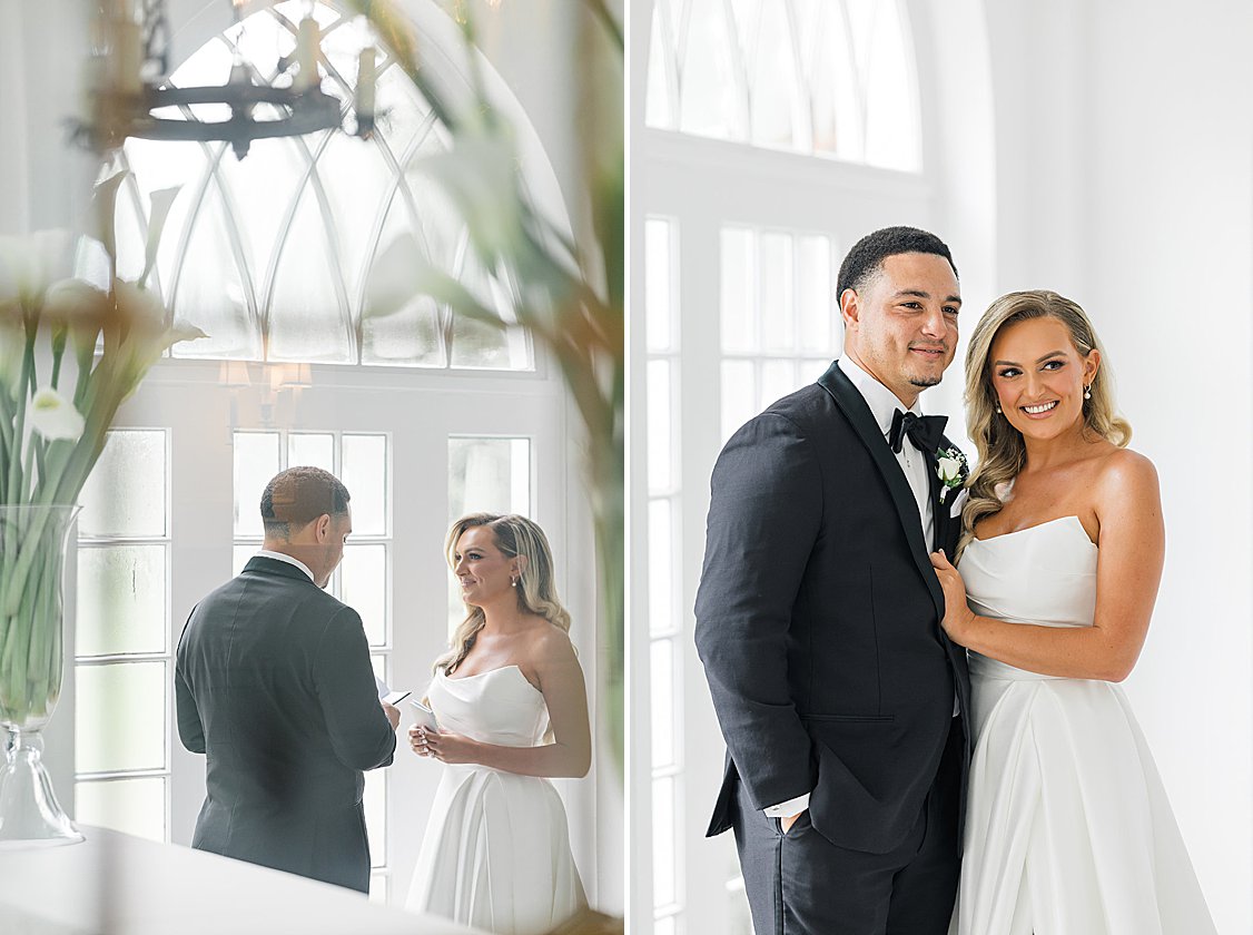 Romantic couple portraits on the grounds of Lowndes Grove in Charleston SC