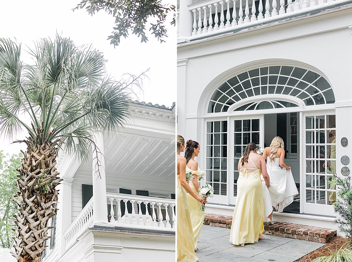 Romantic couple portraits on the grounds of Lowndes Grove in Charleston SC