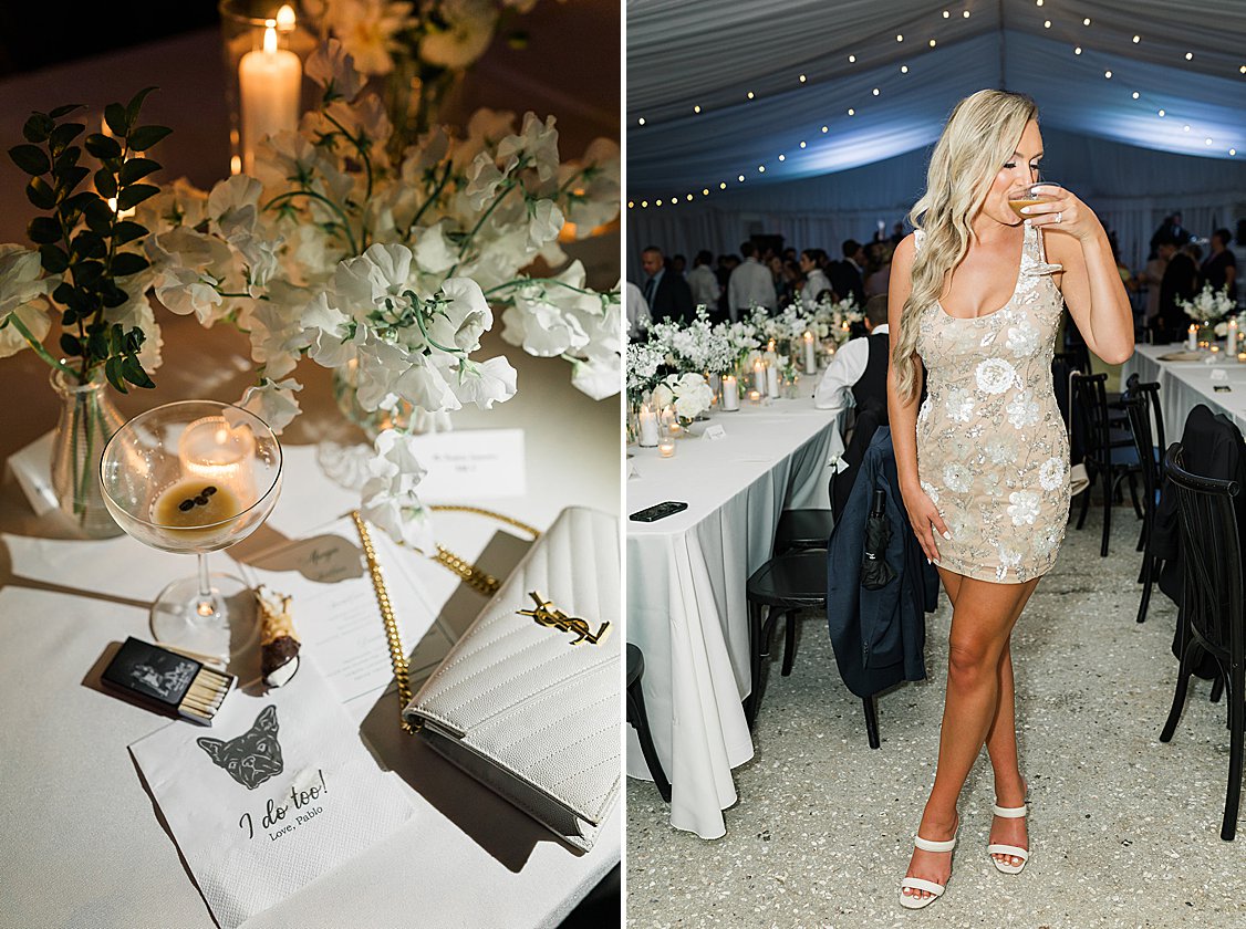 Guests dancing at classic Charleston wedding at Lowndes Grove